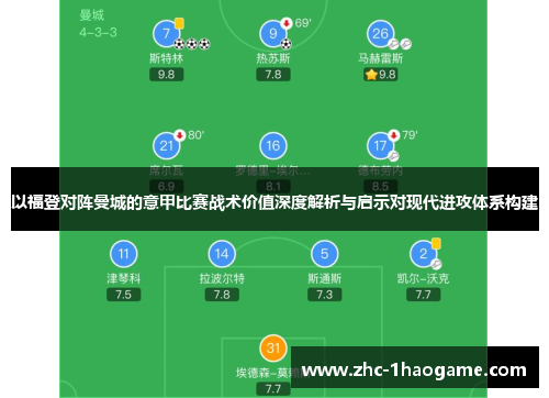 以福登对阵曼城的意甲比赛战术价值深度解析与启示对现代进攻体系构建